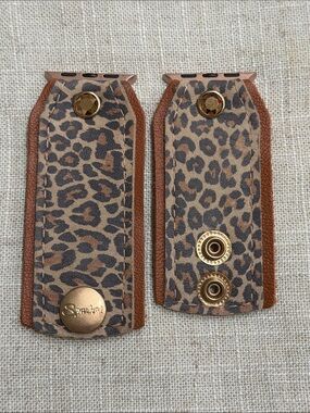 Spark’l Leopard Print Leather Apple Watch Band